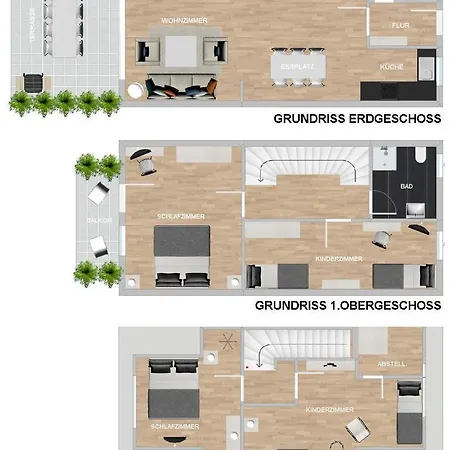 Holiday home Friedenstr_ _haus Lux_ *